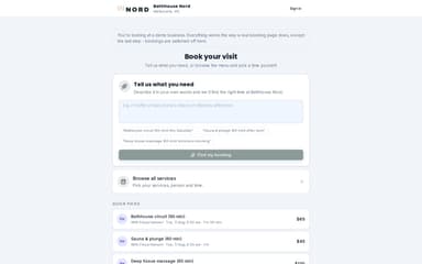Booking