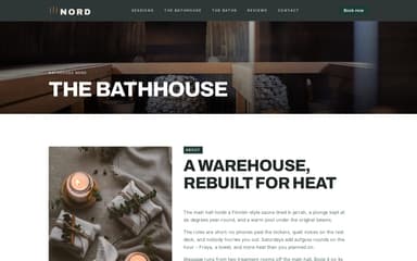 The bathhouse