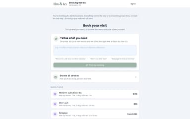 Booking
