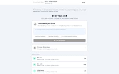 Booking