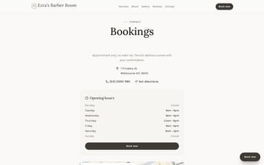 Bookings