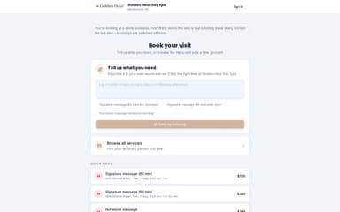 Booking