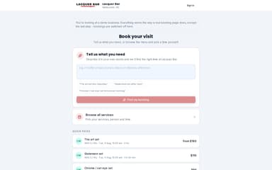 Booking