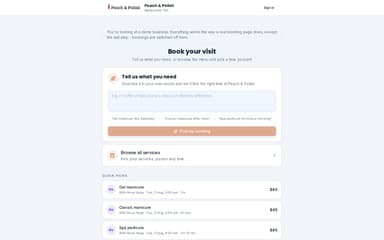 Booking