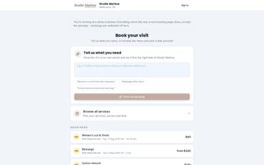 Booking