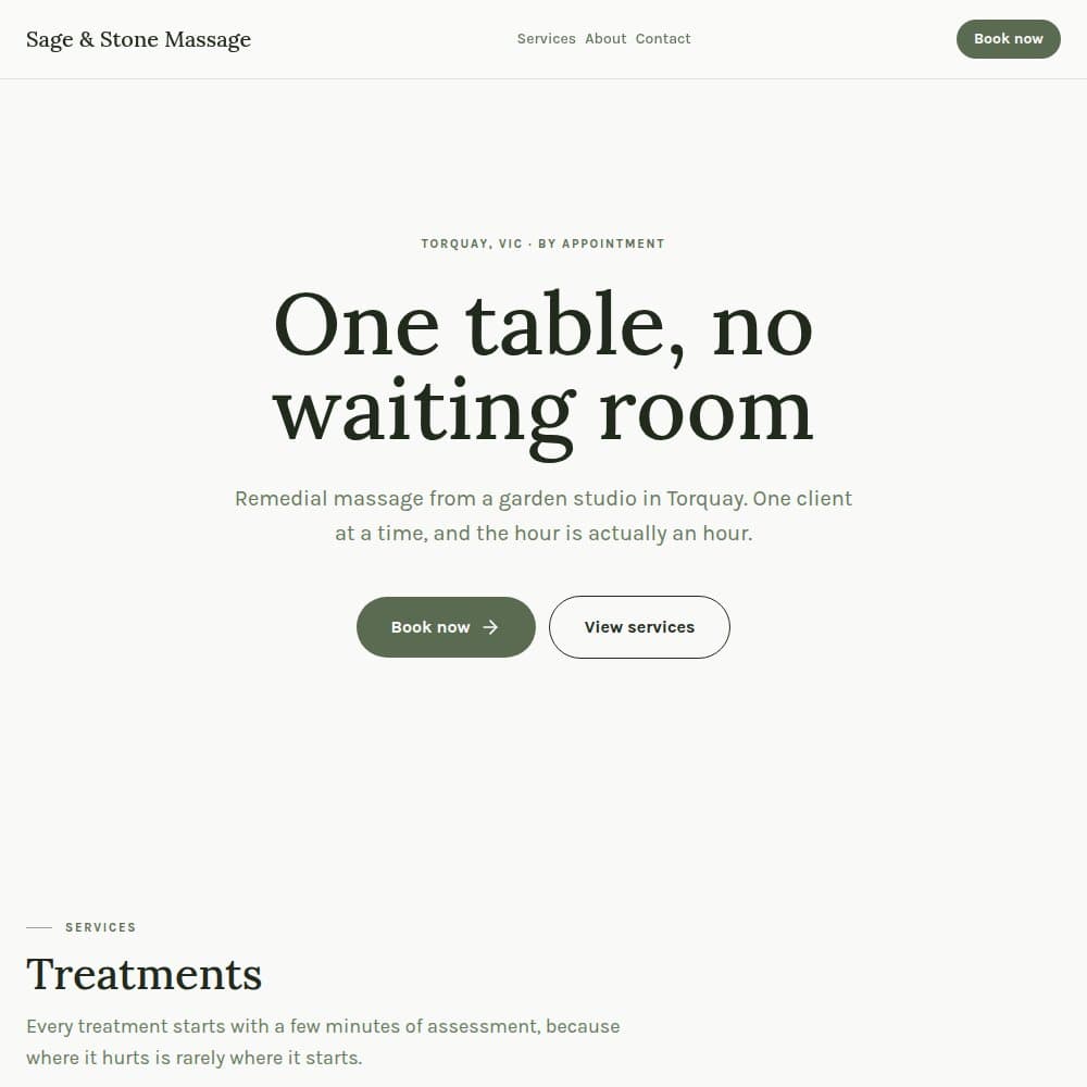 Sage & Stone Massage