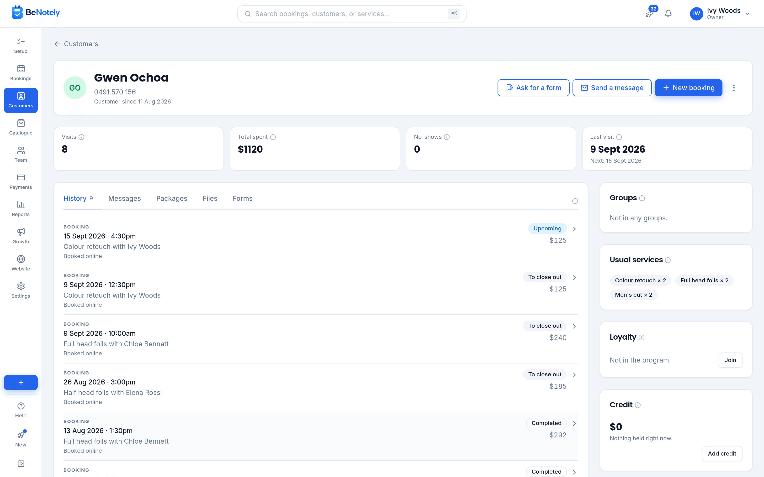 Everything about the customer, on one screen