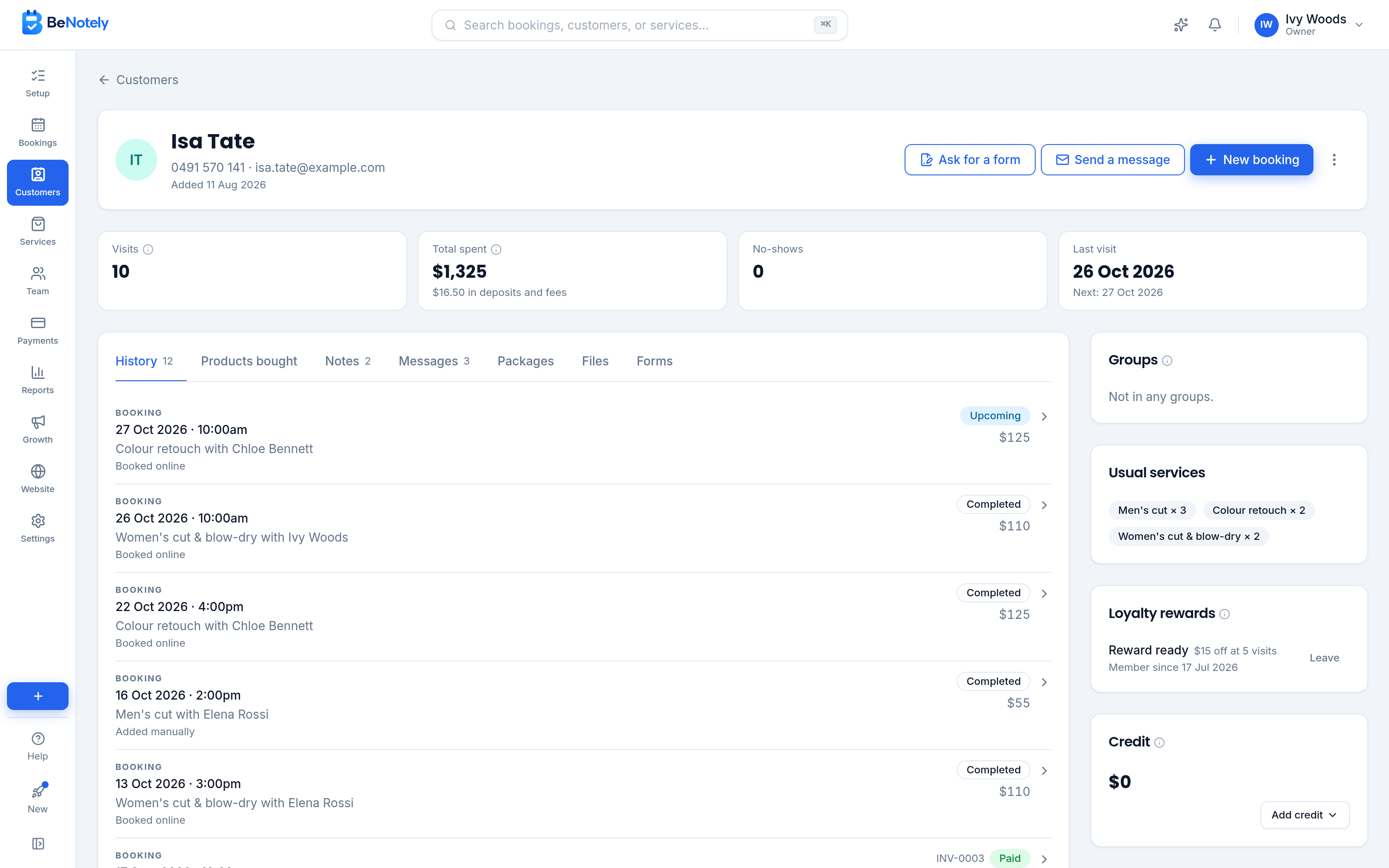 Everything about the customer, on one screen