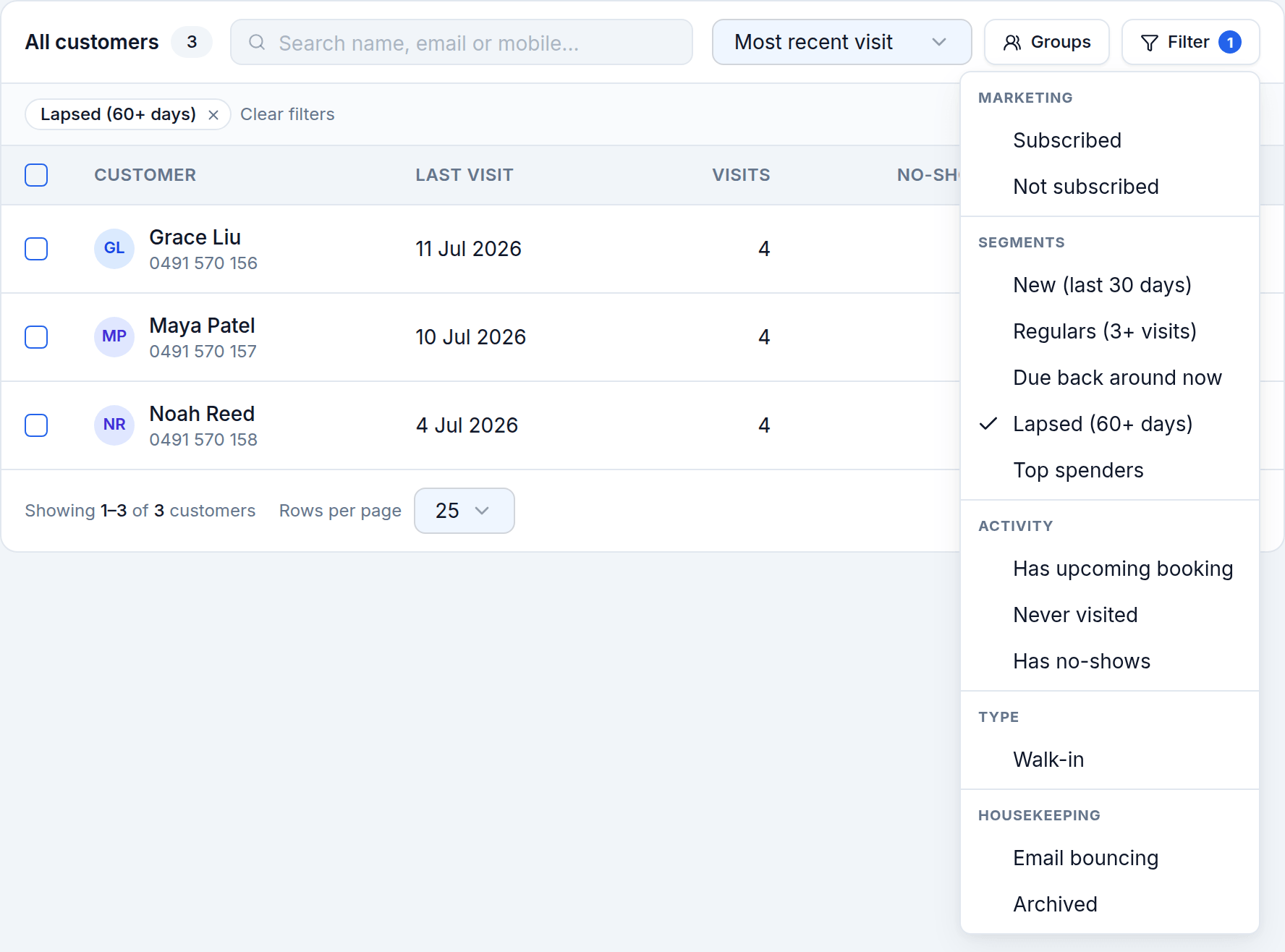 Segments that sort your customers for you