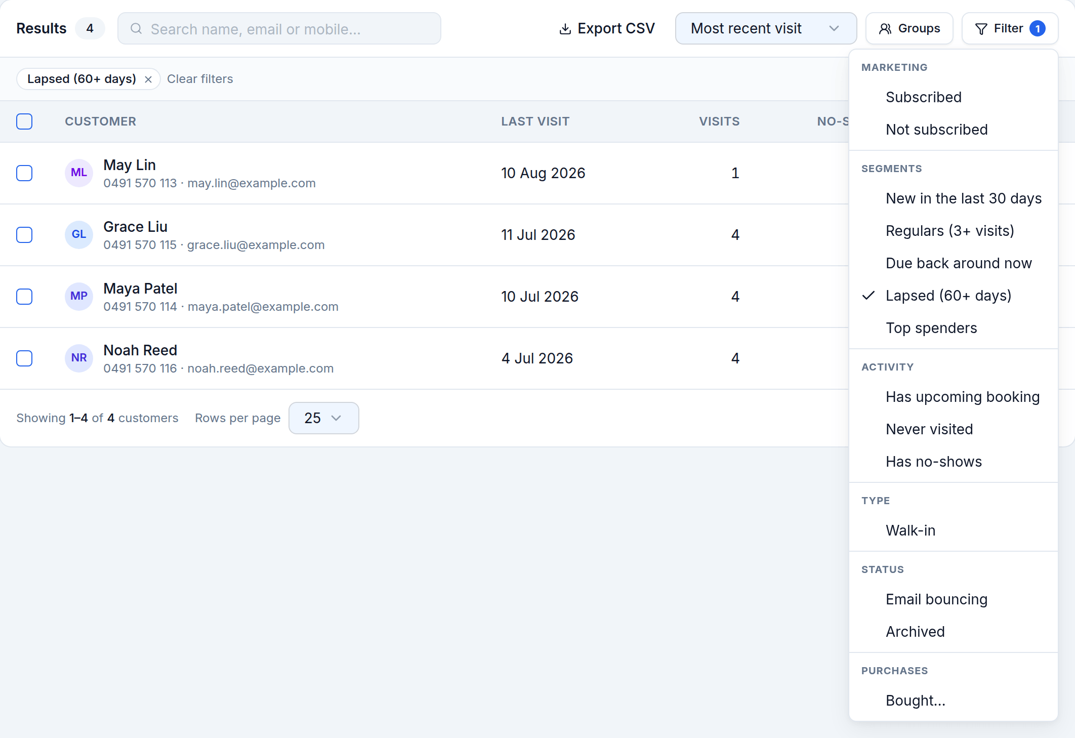 Segments that sort your customers for you