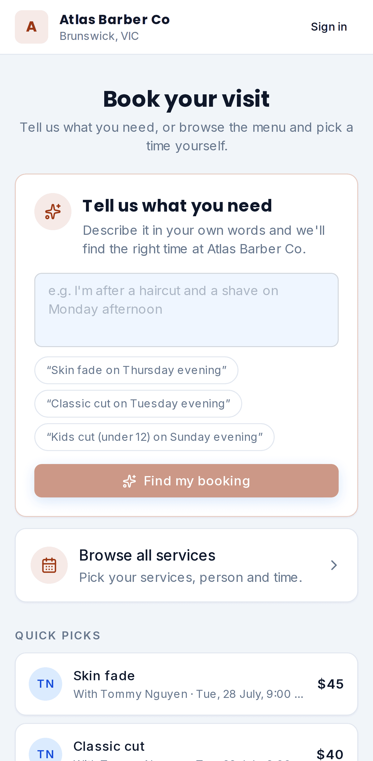 Your calendar fills itself, even at 11pm